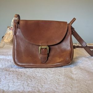Fat Face Freya Leather Crossbody Bag